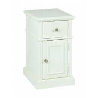 OSP Home Furnishings OXF08AS-CM Oxford Chair Side Table in Cream Finish